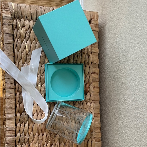 Tiffany & Co. Crystal Candle Holder w/ Blue Box & Ribbon - Picture 2 of 8